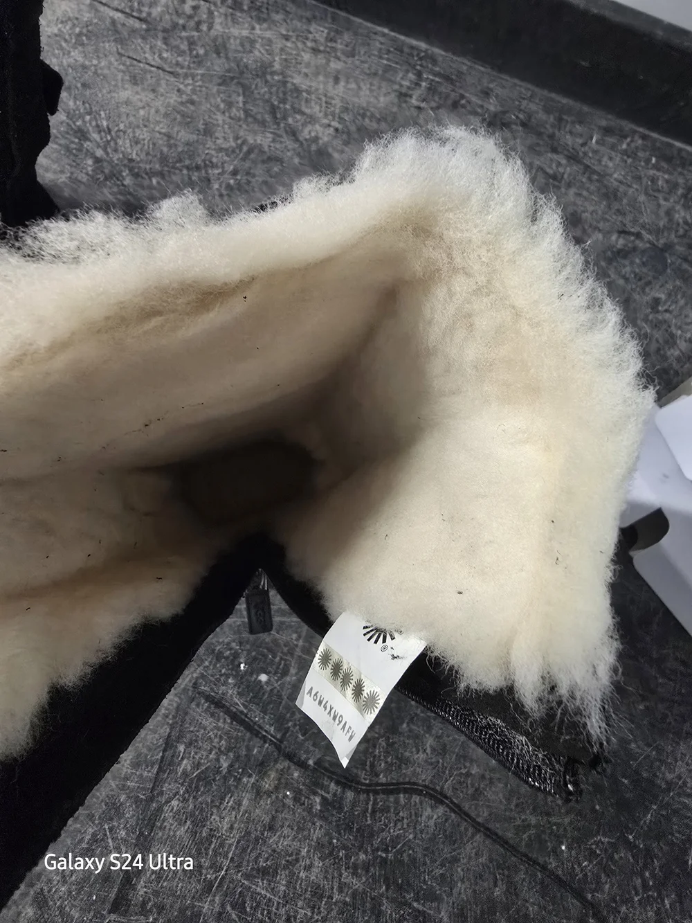 UGG black suede